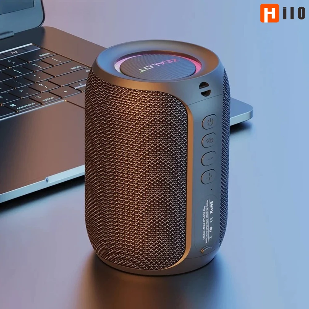 Hilo Bluetooth S32 PRO Powerful Speaker, Bass Wireless, LED Light, Outdoor Speakers, Subwoofer, Waterproof Sound Box Support
