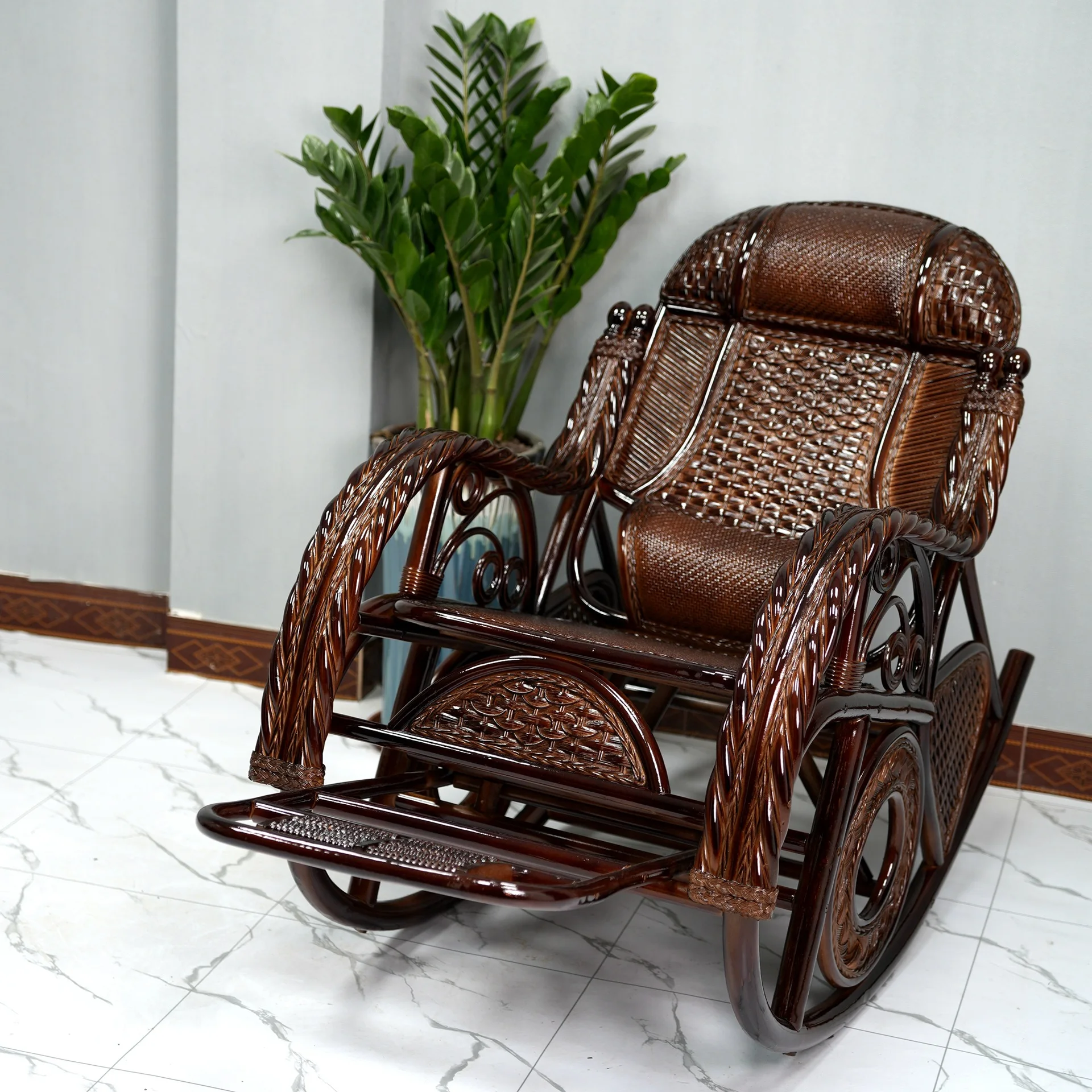 True vine rocking chair happy chair balcony elderly adult home rocking leisure