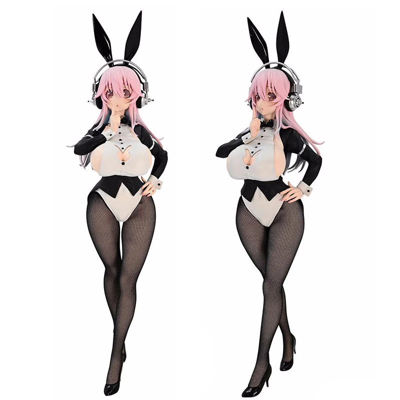 

In Stock Genuine FuRyu BiCute Bunnies SUPER SONICO 30CM PVC Anime Action Figures Collectable Model Doll Toys Birthday Gift