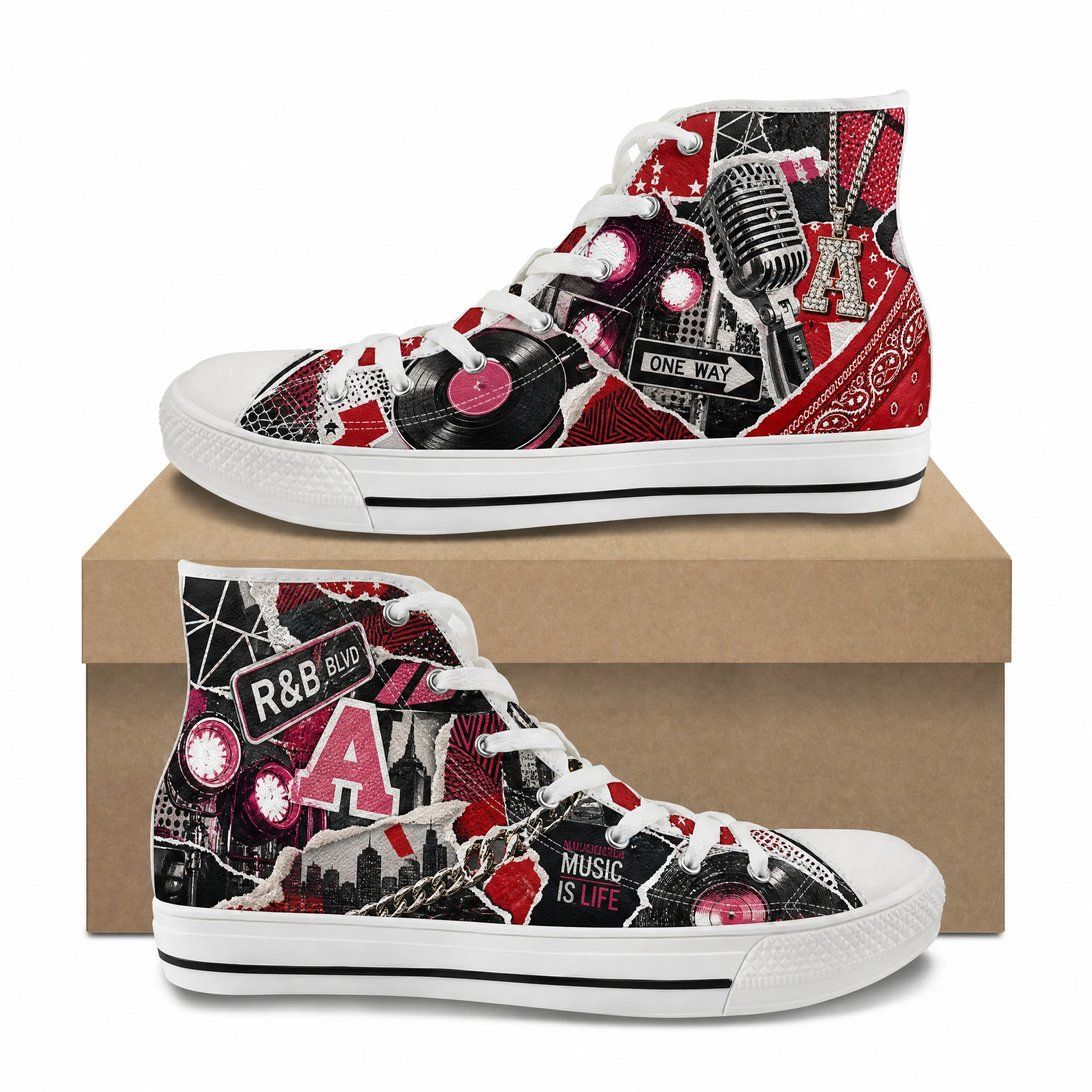 Sepatu Sneakers Aaliyah High T - Women'S Shoes Hike ulasan dan harga