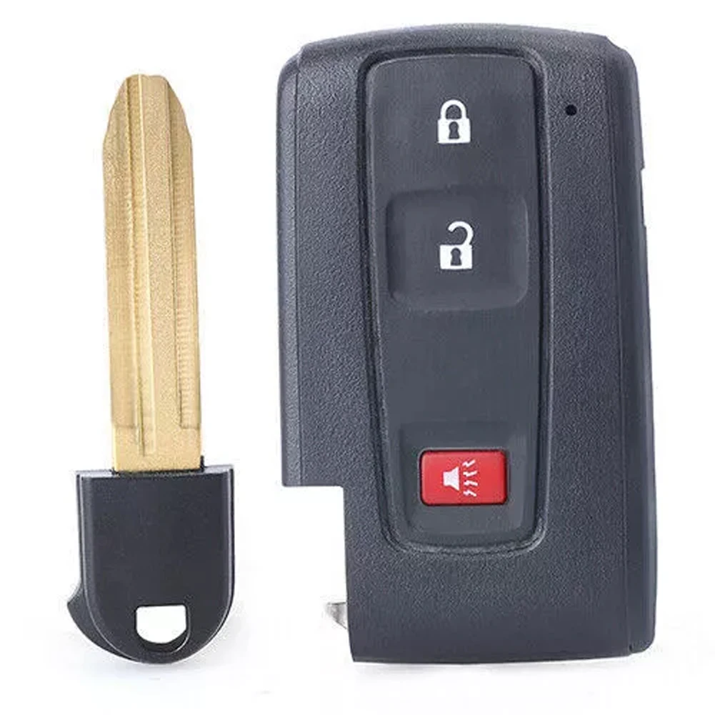 Black Keychain Case Smart Remote Key Fob High Universality Fitment For Remote Start Convenience Vehicle Key Accessory