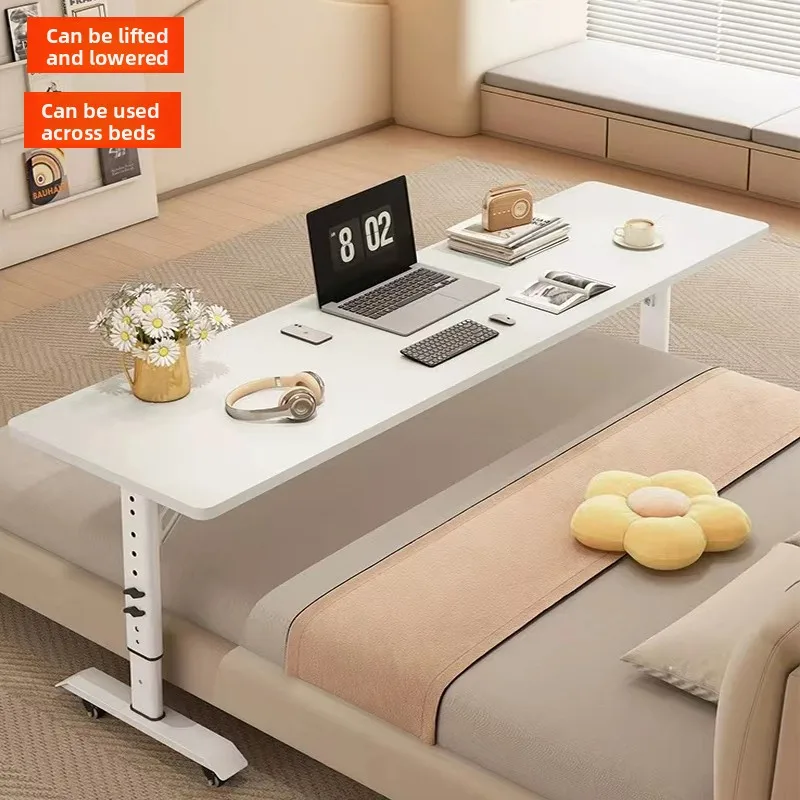 

Elevating long strip movable cross bed balcony bar counter table bed computer multifunctional simple table studen home workbench
