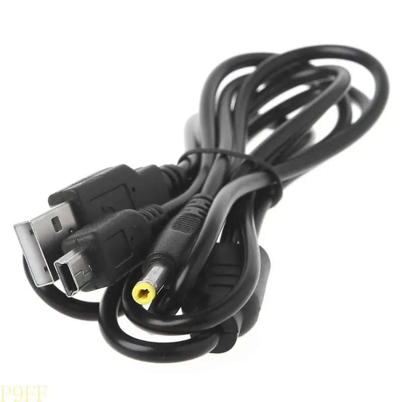 CS1W 47"/1.2m 2 in 1 Black Data Transfer Cord Power Supply USB Cable Charge Line for  2000 3000