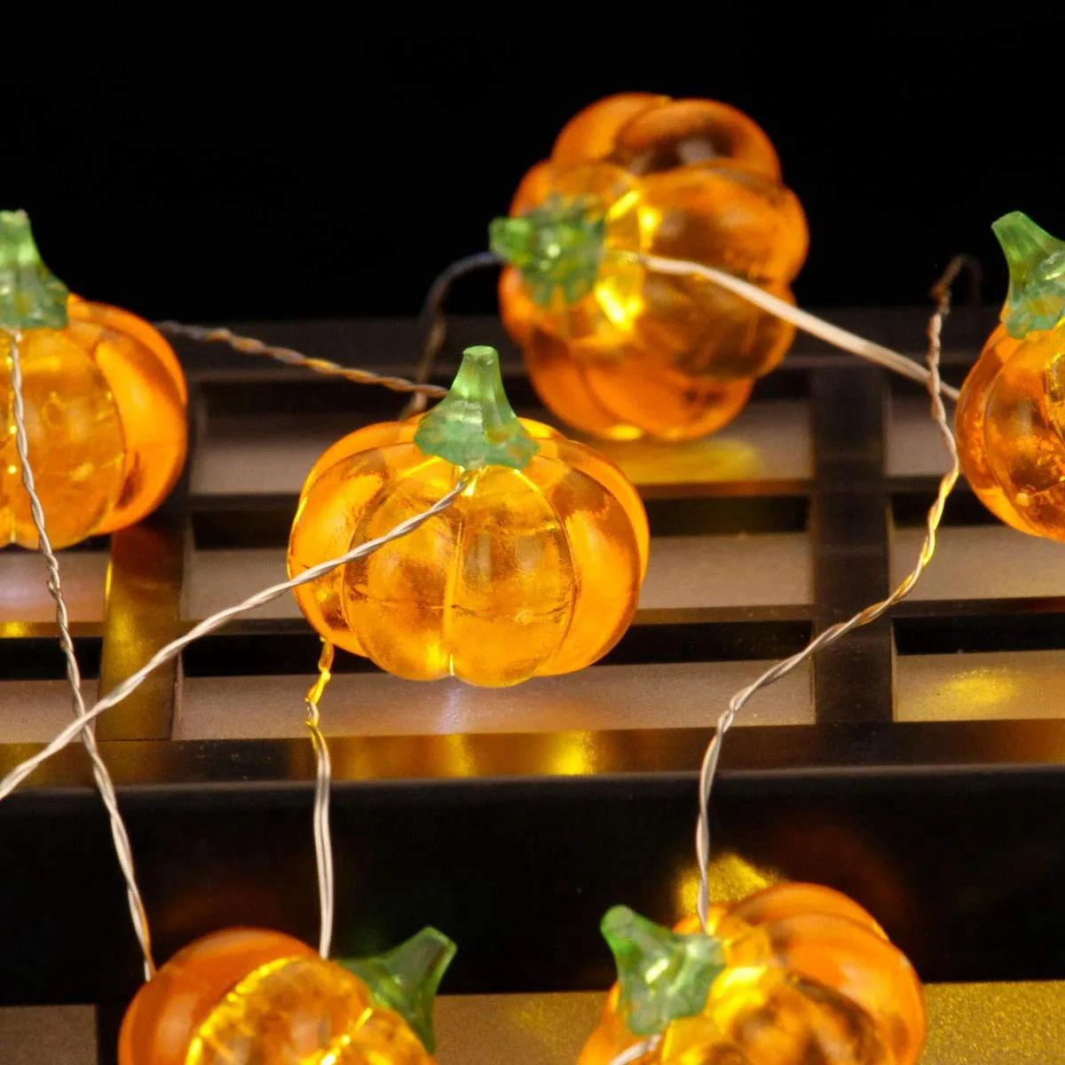 LED Holiday Halloween Pumpkin Lanterns String Light Halloween Party Decoration For Home 2024 Horror Party Indoor Fairy Lights