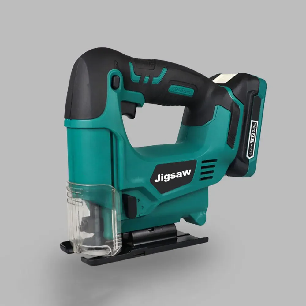 

Cordless Electric Jig Saw Woodworking Battery Jigsaw 2900rpm Wood Metal Plastic Cutting Power Tools