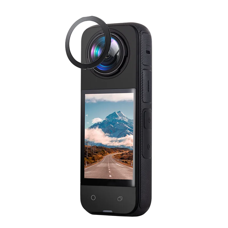 Для Insta360 X4 липкие защитные ограждения для объектива камеры с двумя объективами, защитная защита для объектива, аксессуары-ABJU