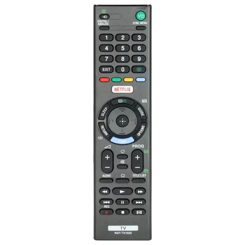 For RMT-TX102D Sony-Smart-TV-Remote-Control-Replacement With Netflix Button, For Sony Smart TV KDL-32R40XC KDL-40R45XC