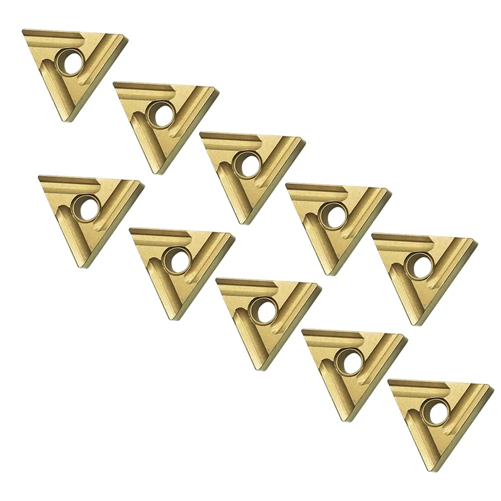 10 insertos de torneado de carburo TNMG160404 TNMG331 para torno CNC también efectivos para procesamiento de alta carga de acero y hierro fundido