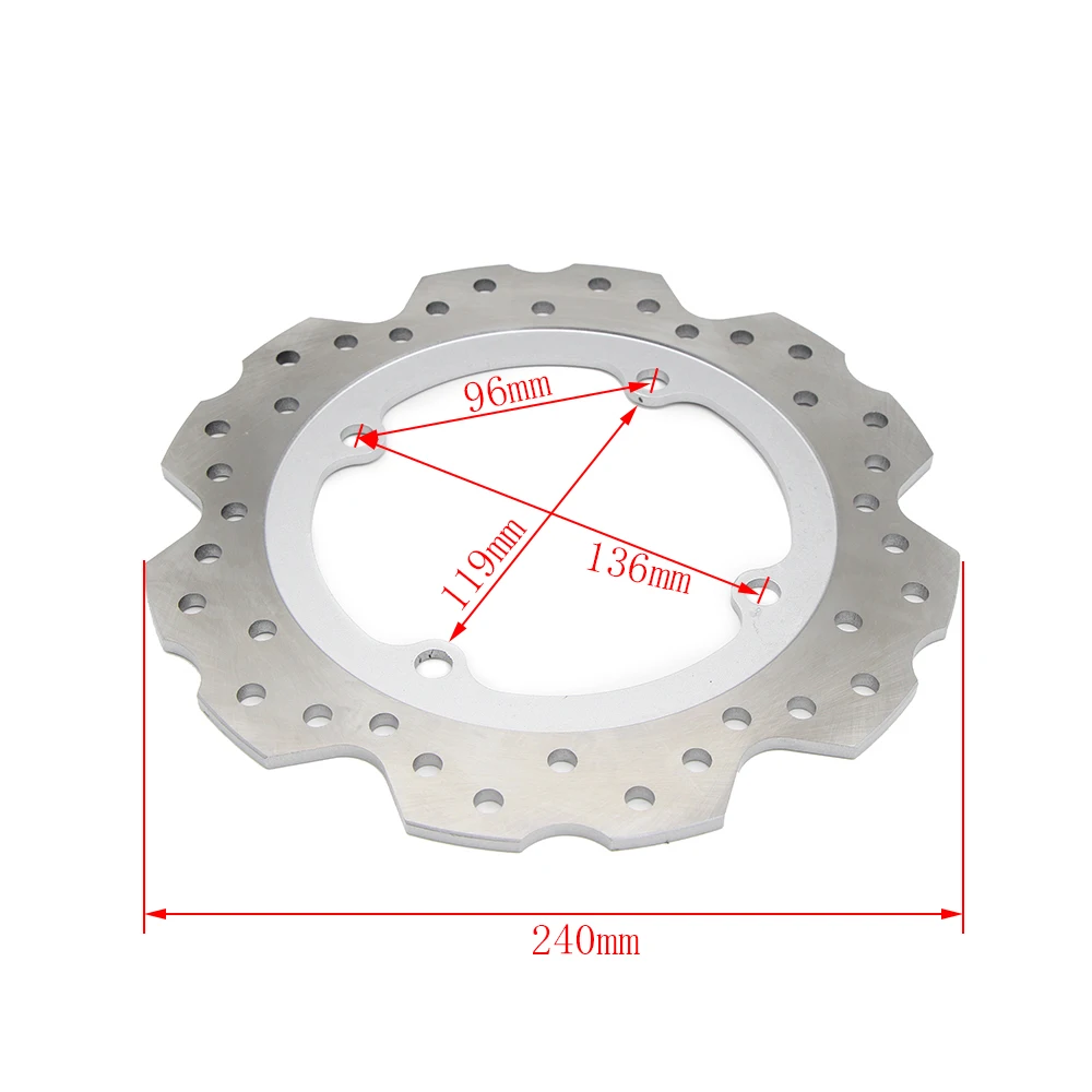 Motorcycle Rear Brake Disc Rotor For Honda CBF 500 4 Non ABS Model CBR 500 R Non ABS  CB 600 F7/F8/F9 CBR 650 F CB 650 R AC