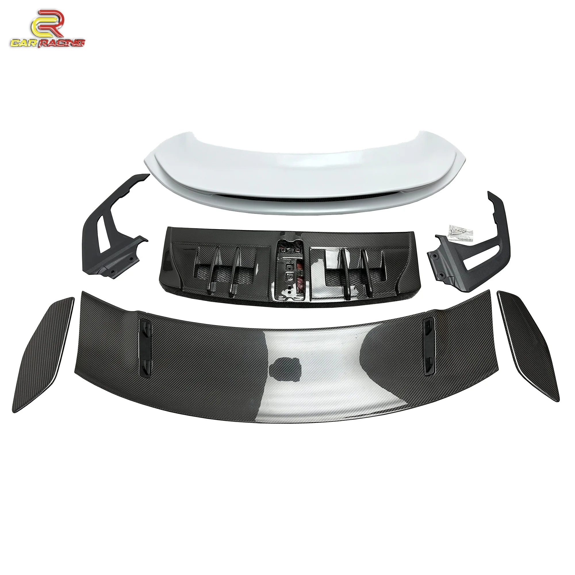 

High Quality GT3 Style Semi-Dry Carbon Fiber Auto Parts Rear Spoiler Wing for Porsche Carrera S 992 911 2018-2024 Carbon Spoiler