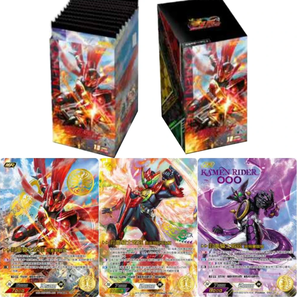 

KAYOU Kamen Rider Card Hero Duel Oz 15th Anniversary Edition 3D позолоченные боевые карты Аниме Коллекция игр Карты Игрушки Подарок