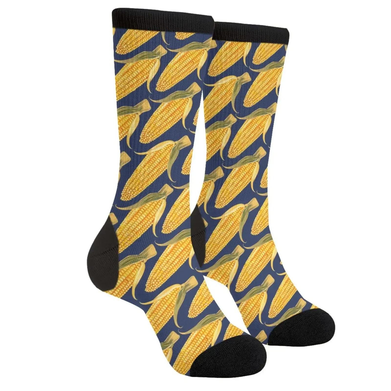 

Men's Yellow Corn Novelty Socks, Fun Casual Socks, Funny Socks Crazy Socks