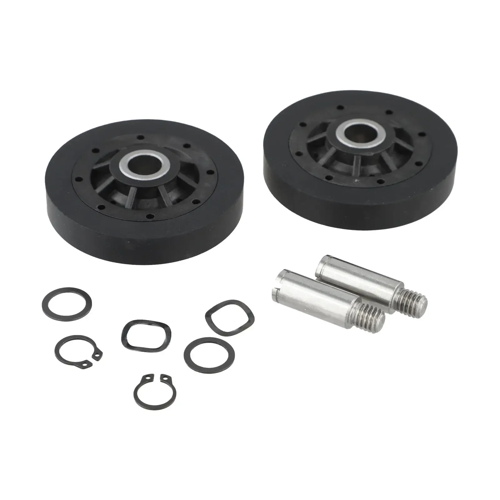 Clothes Dryer Parts Black Dryer Drum Support Easy To Install Robust Construction Smooth Operation Vibration Control