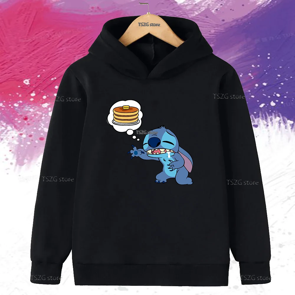 الخريف الكرتون غرزة دونات الرسومات طباعة الاطفال البلوز أزياء الأطفال ملابس الصوف هوديس الفتيات الفتيان البلوفرات غير رسمية #6