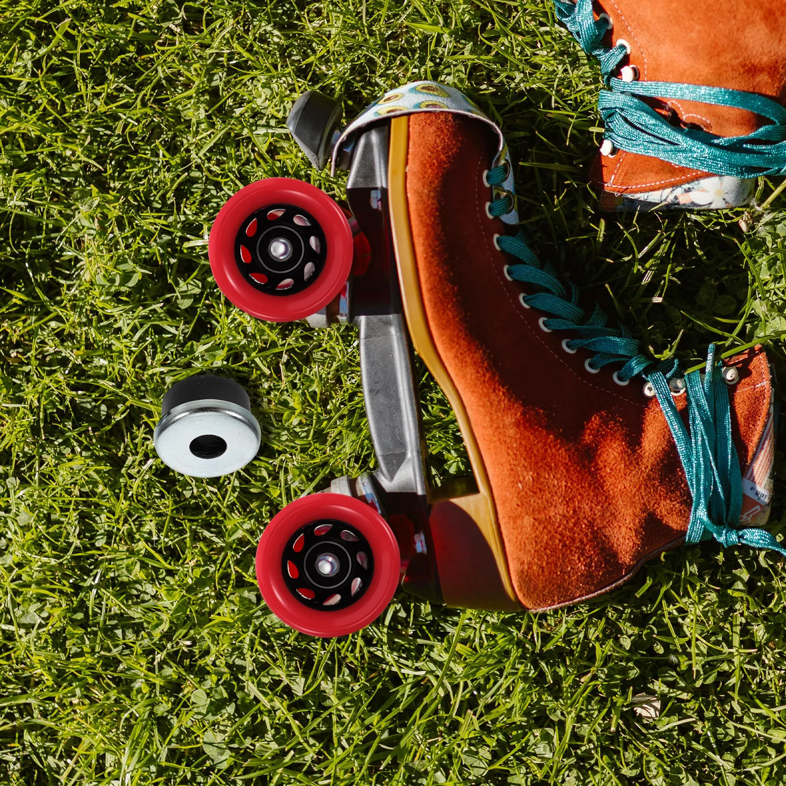 

Комплект амортизирующих втулок и накладок для роликовых коньков, защита от ударов, отверстие 10 мм