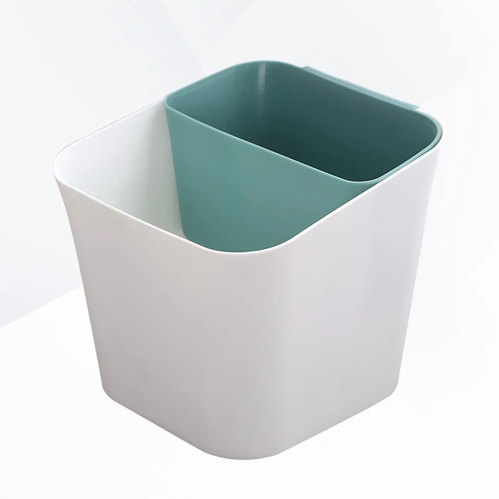 

Dry Wet Trash Cans Garbage Container Home Office Waste Basket Bedroom Bathroom Recycling Bin Plastic Garbage Can HomeTrash