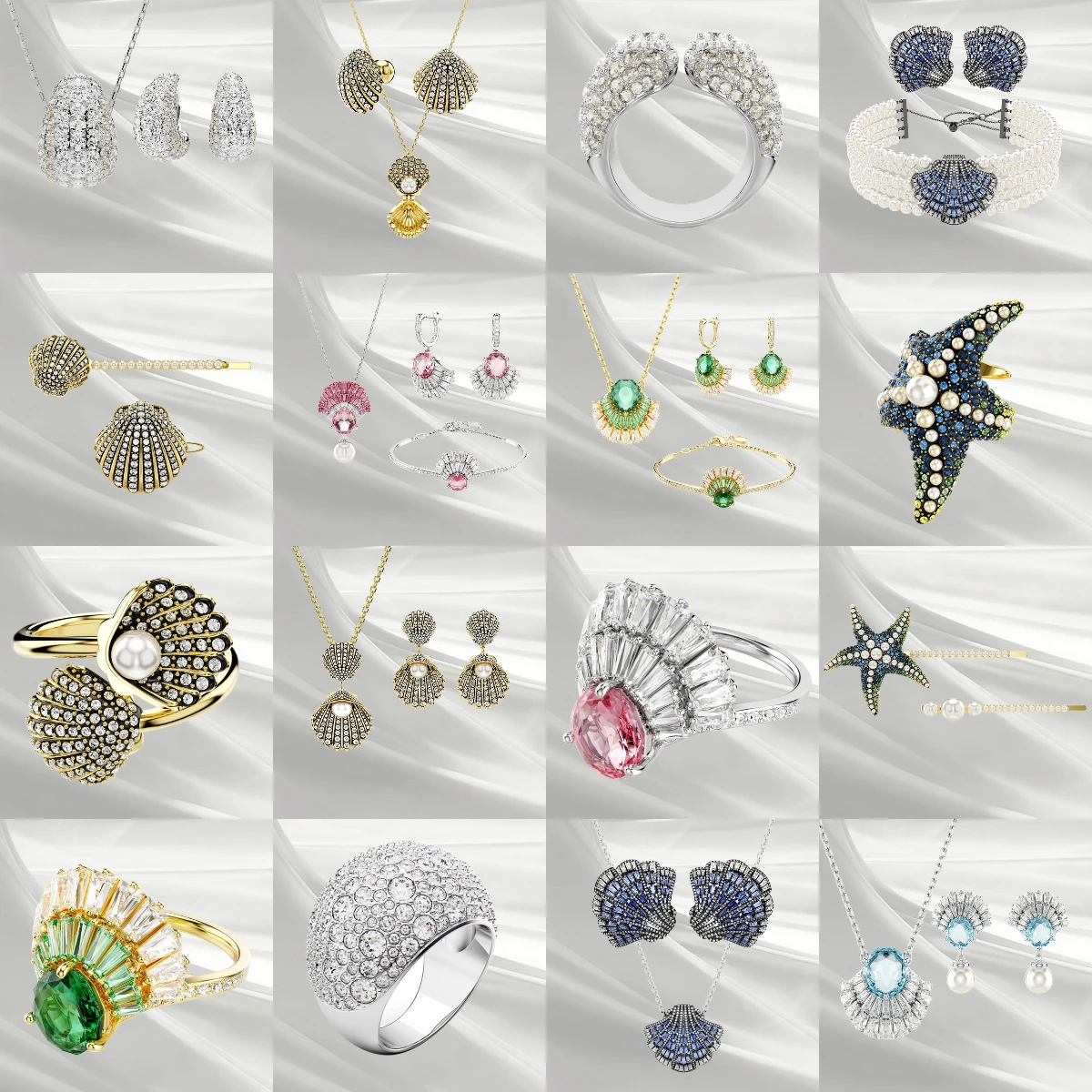 2026 New Arrival Mixed Cut Brilliant Women's Banquet Glamour Fashion Jewelry Skin-Brightening Elegant Choice