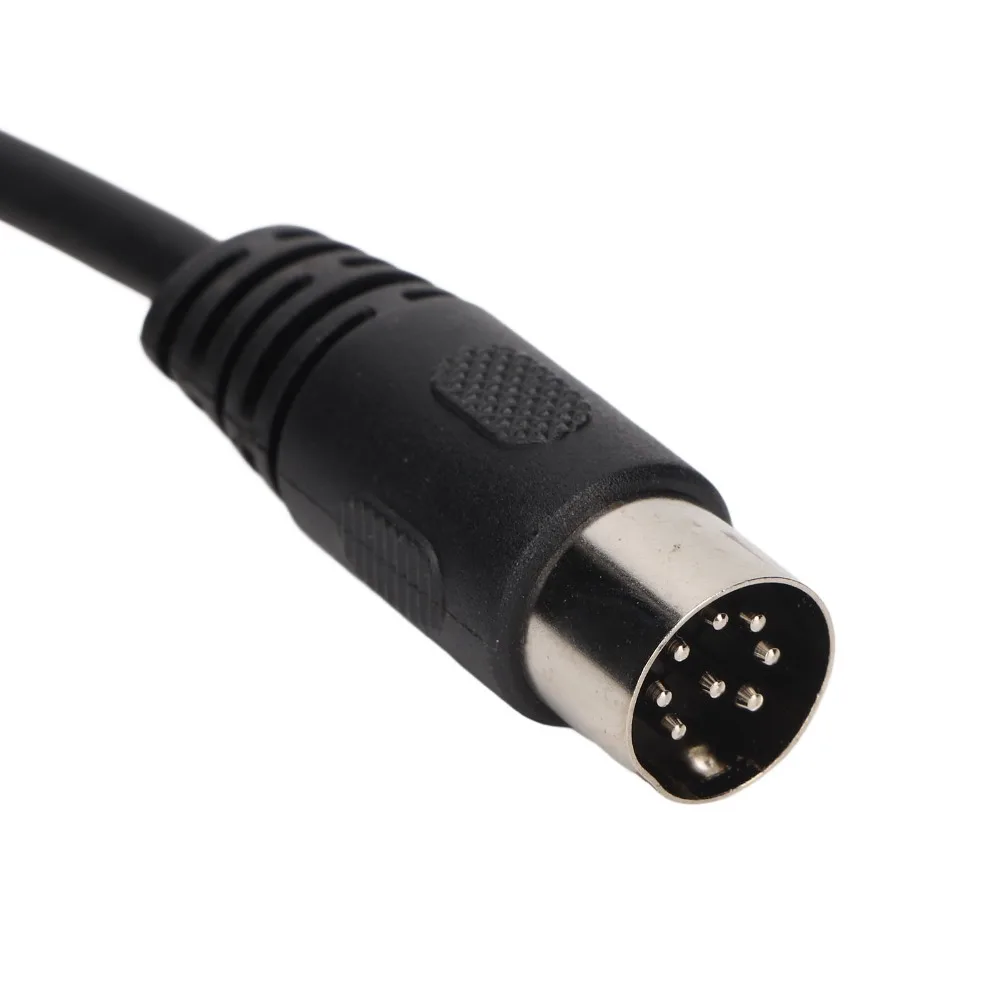 5m/16.4ft DIN 8Pin to DIN 8Pin Cable Plug and Play High Accuracy DIN 8Pin Male to DIN 8Pin Male Signal Sound Adapter Cable