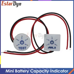 Mini Battery Capacity Indicator Power Level Display 1S 2S 3S 5S Li-ion 12.6V 12V Lead acid 4S Lifepo4 with undervoltage warning