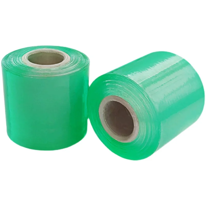 Film d'Emballage Extensible en PVC Transparent, Auto-Adhésif, Fil de Plastique Greffé, 1 Pièce