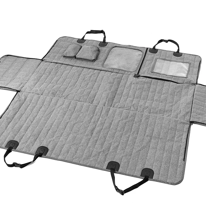 New Car Pet Seat Cover for Back Seat, Waterproof & Scratch-Proof, Removable & Washable, Universal Fit Pet Bench Seat Protector