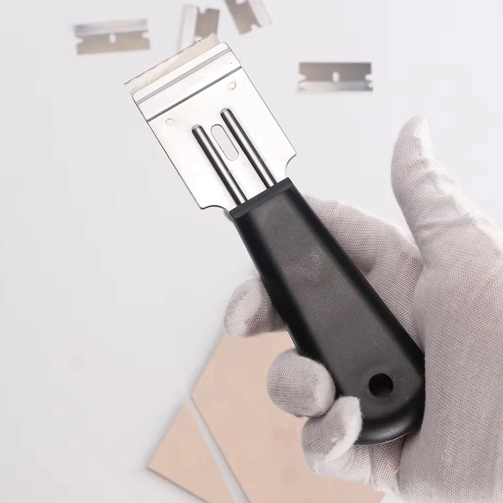 1PCS Stainless Steel Leather Cutter – Knife for Leather Craft DIY & Manual Cutting with Replaceable Blade LK-AA222