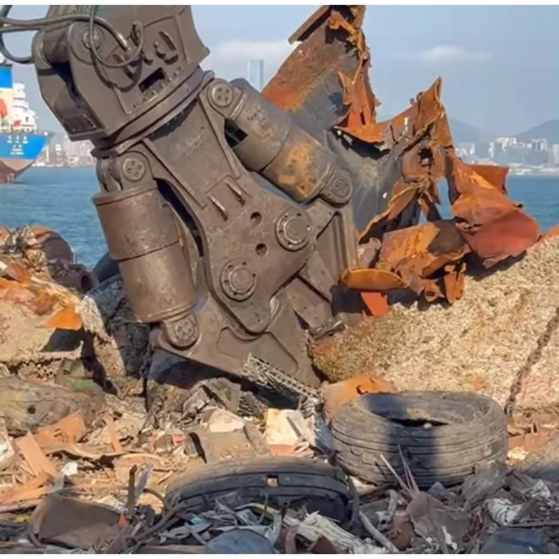 Heavy Duty Hydraulic Shear Crusher Excavator Multi-Functional Tool for Concrete & Steel Demolition