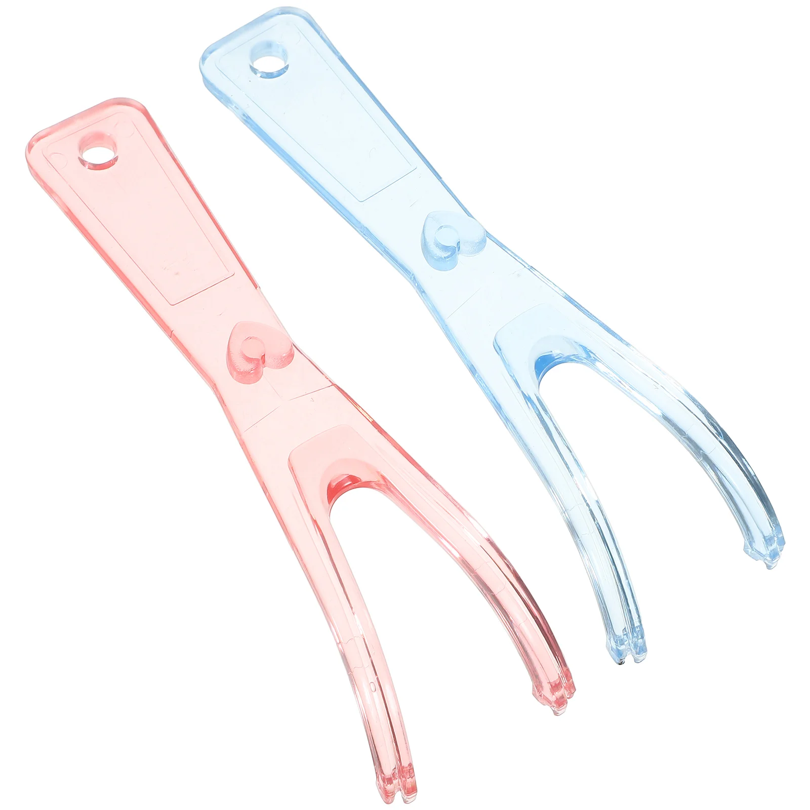 2 Pcs Floss Holder Handle Dental Flosser Rack Replacement Flossers Picks for Reusable Toddler