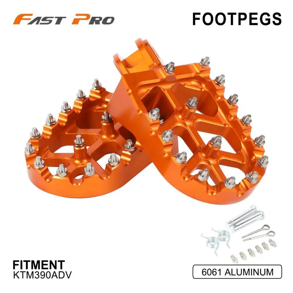 

Footpegs Foot Peg Foot Rests Footrest Pedals Motorcycles Accessories For KTM 390ADV Off-Road Dirt Pit Bike Aluminum Motor Parts