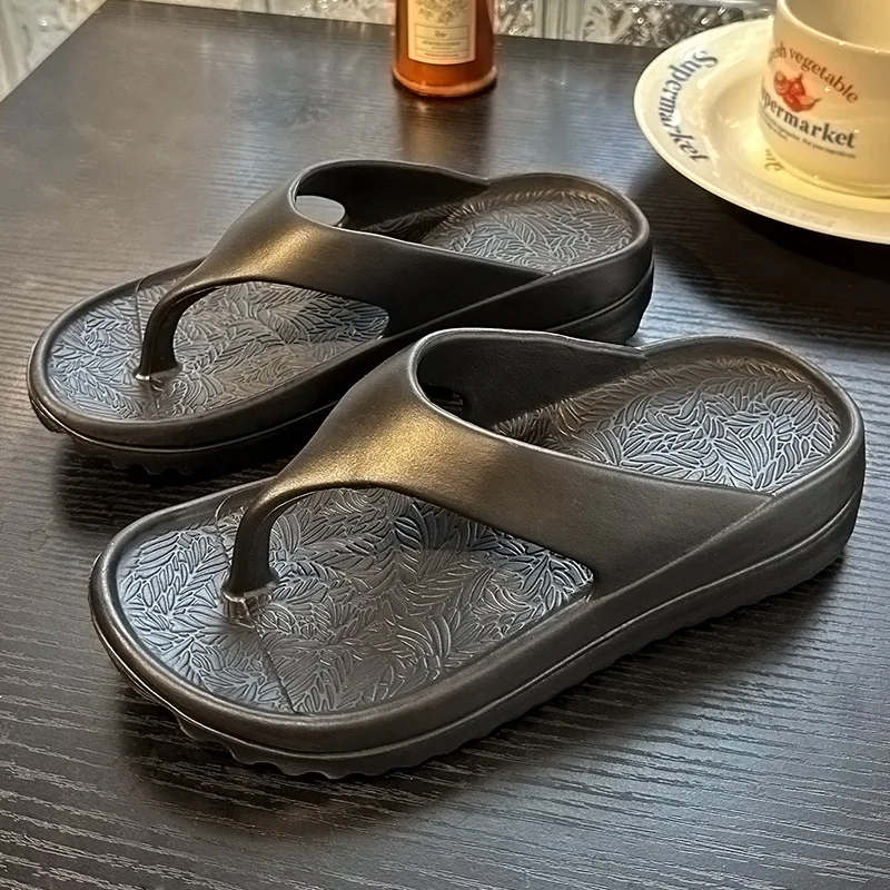 

Fashion Flipflops Street Cool Slippers Antislip Thick EVA Soles Comfortable Shoes Outdoor Slides