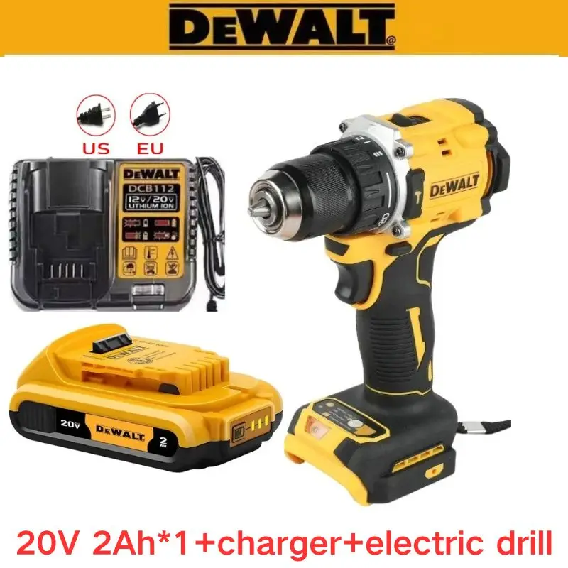 

DeWALT Original Battery 20V/60V 2Ah 5Ah 6Ah 9Ah MAX FlexVolt Li-Ion Battery+electric drill for DeWALT Power Tool with Charger