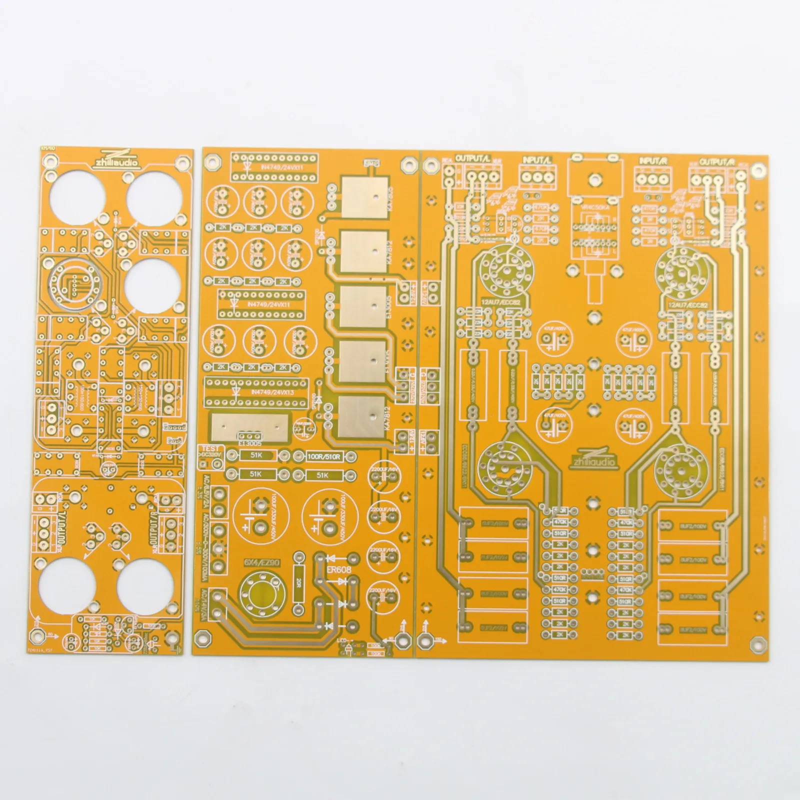 HiFi DIY Fully Balanced 12AU7 Tube Audio Preamplifier Board PCB Based on ARC Sound Amplifier Circuit