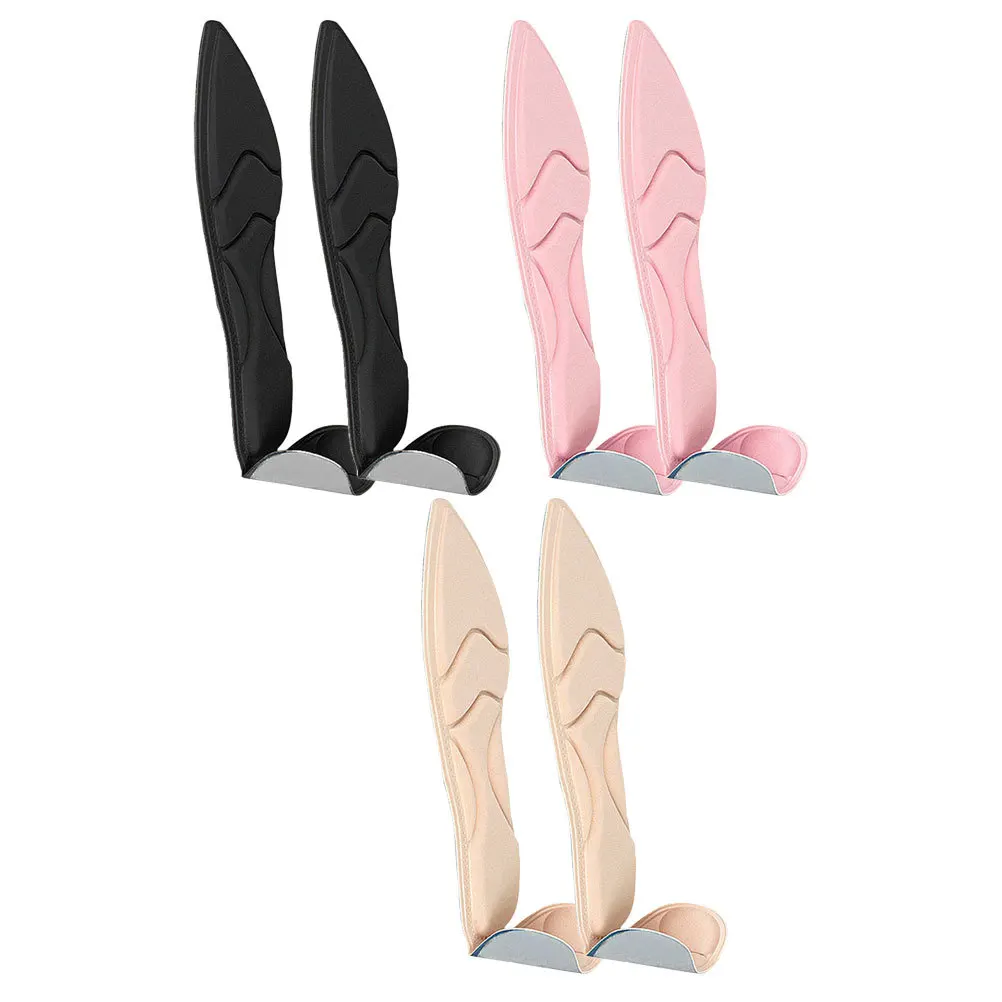 

3Pairs High Heel Insoles Arch Support Pads Soft Comfortable Shoe Heel Liners Flexible Cut Pain Relief Cushion Inserts for Women