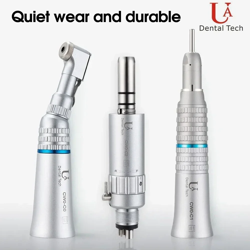 UA CW0 Dental Low-Speed Handpiece: External Water Air Path, Polishing Master, German Bearings, Stable Clip Structure, Low Noise