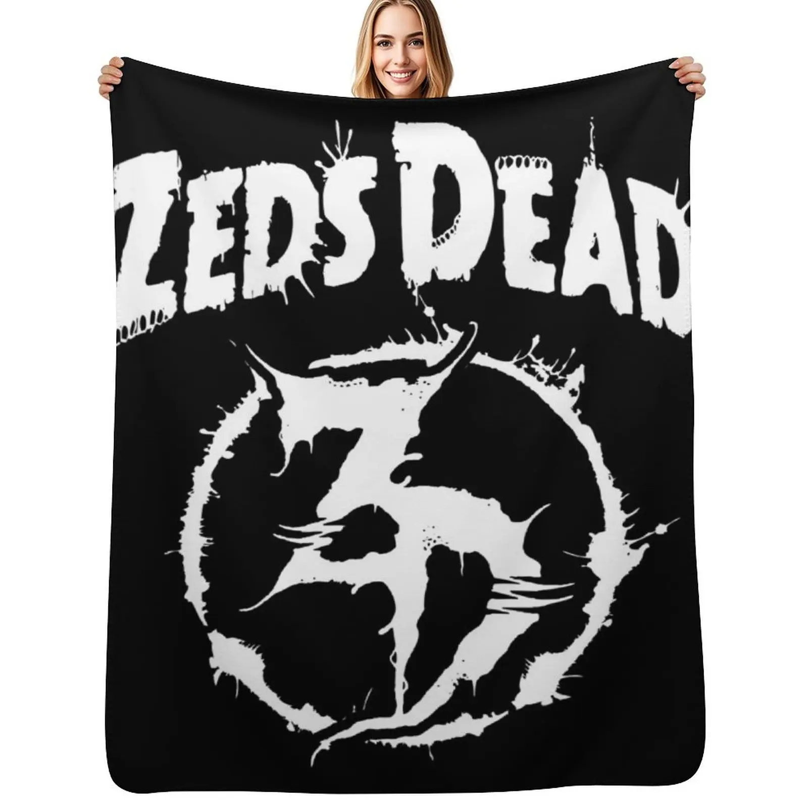 

Zeds Dead Throw Blanket Cozy Throw Blanket Birthday Gift for Him Her