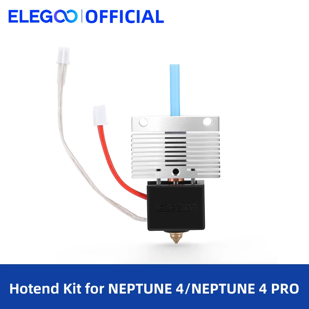 ELEGOO Hotend kit for Neptune 4/4 Pro 3D Printer, Fully Assemble All-Metal Hotend with Nozzle, 3D Printer Accessories