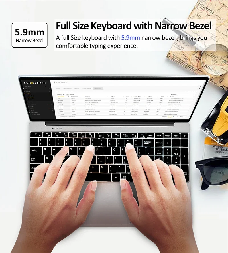 15.6インチクアッドコアビジネスノートブック,i7,j4125,j4105,n5095,n5100