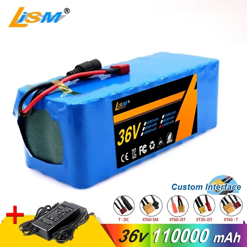 

10S4P 36V 110000mAh Electric Scooter Lithium Battery 18650 battery pack 36V 110Ah Electric Scooter Electric Scooter Battery 36v