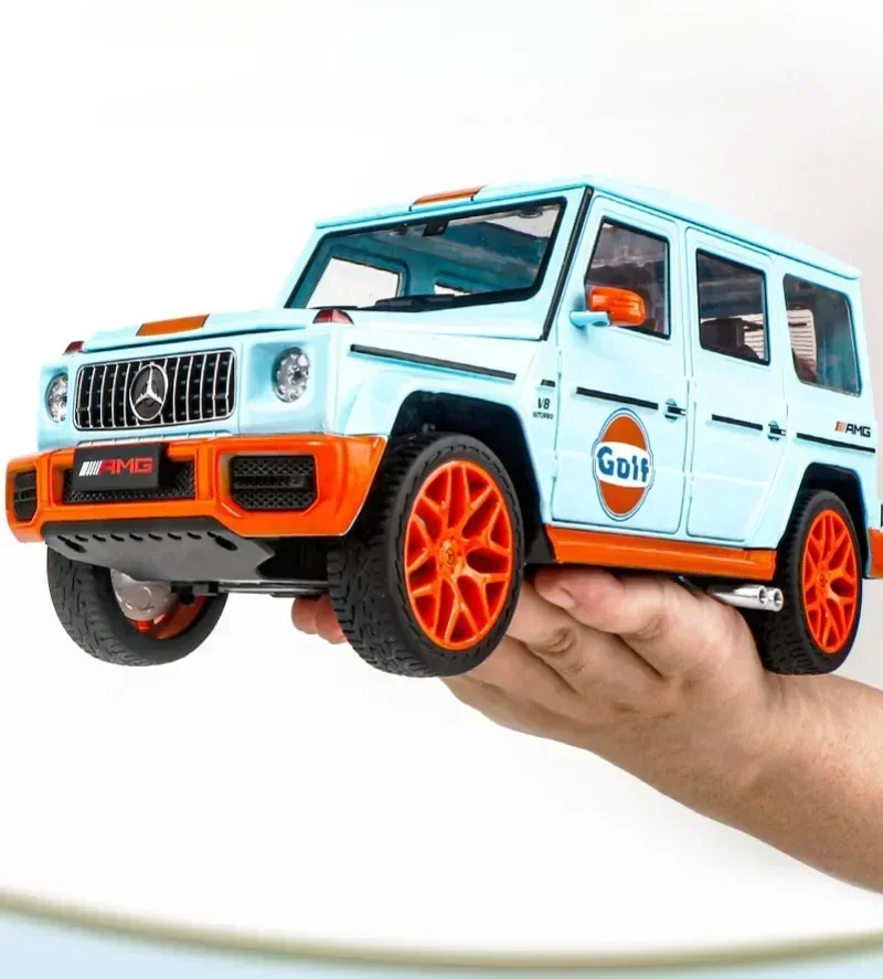 Simulation 1:18 Mercedes-Benz G63 Off Road Car Model Casting Metal Toys Vehicles Children Boys Gift Collective Voiture Miniature