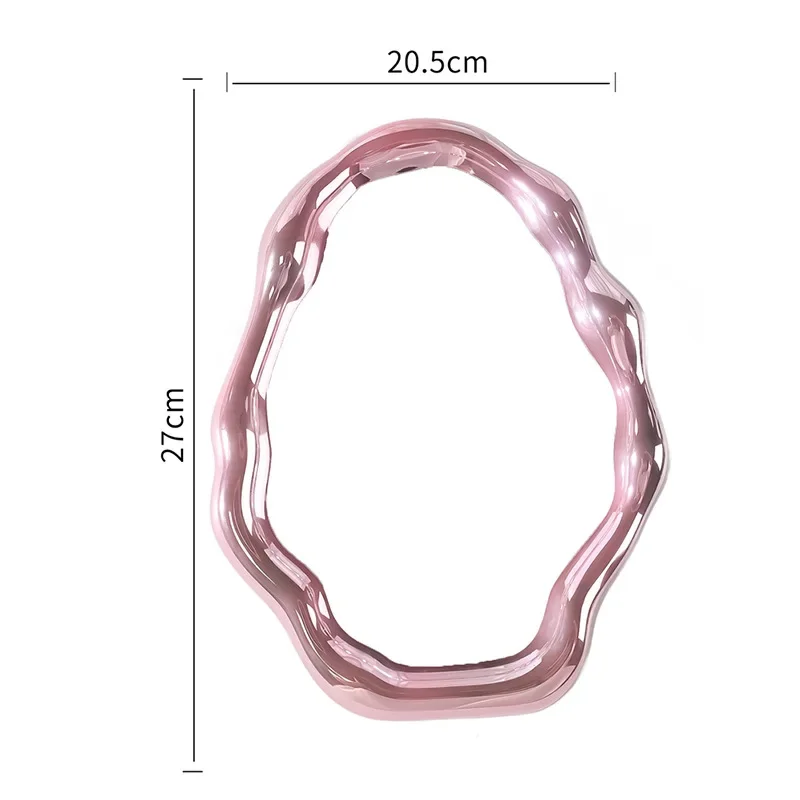 Electroplated Cloud Makeup Mirror Special-shaped Mirror for Girls Dormitory Decoration Fashion Wall-mounted Mirror Wholesales