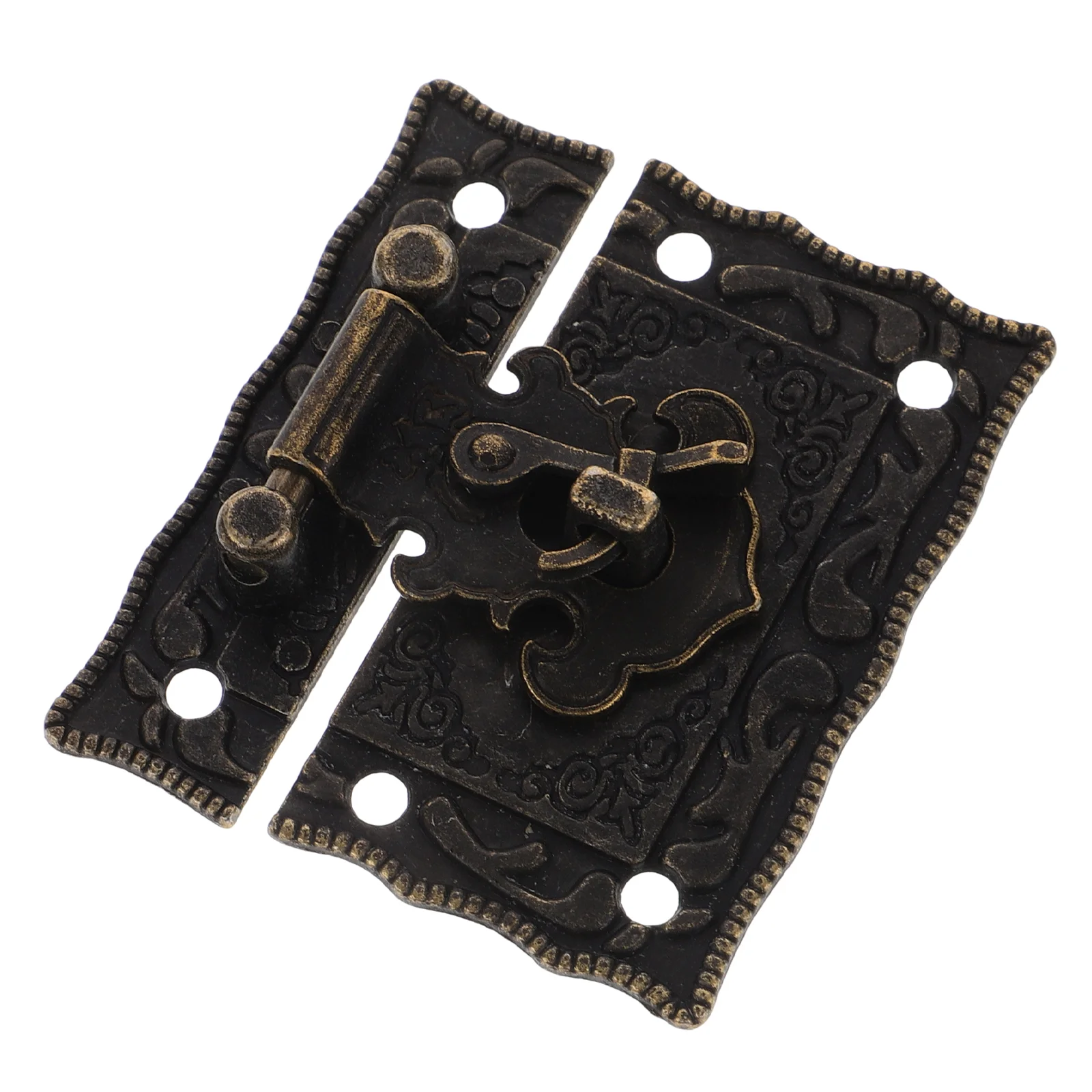 Alloy Buckle Latches Hardware Cabinet Mini Hasp Replacement Lock Jewelry Boxes Zinc Small Chest