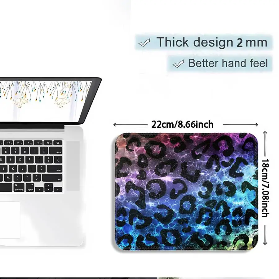 Leopard Print Mouse Pad office Pad Desk accessories Computer Laptop Pad Game Console Pad Keyboard Mouse Pad Anti slip