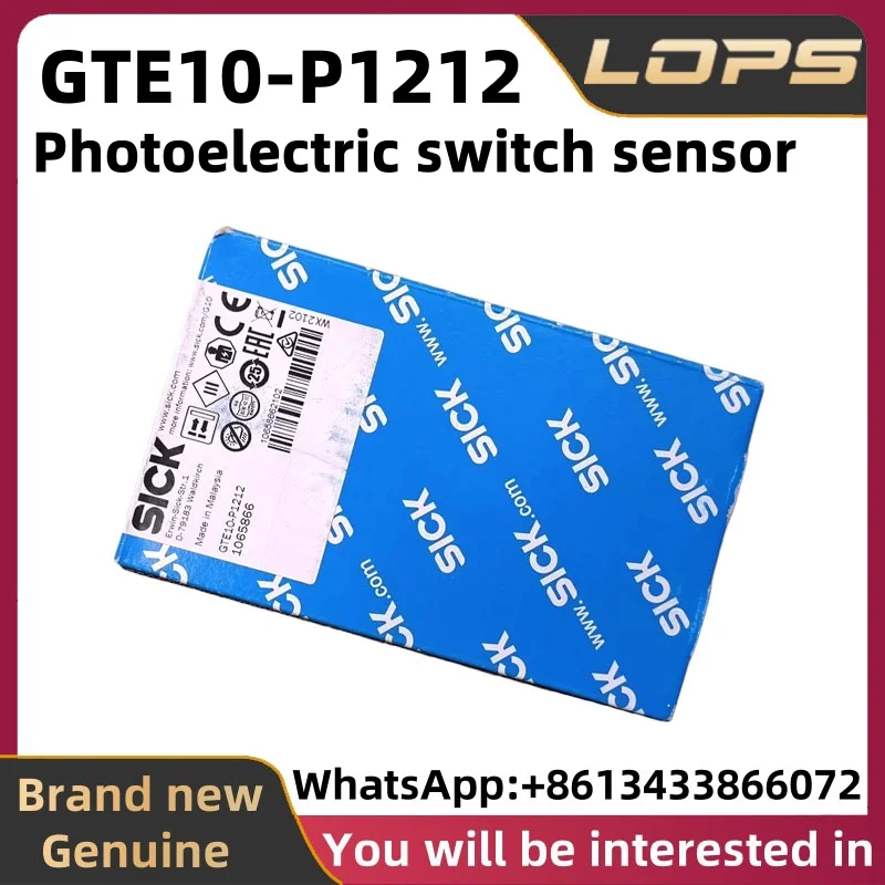 

GTE10-P1212 Совершенно новый оригинальный датчик фотоэлектрического переключателя SICK, большое количество на складе, добро пожаловать на консультацию