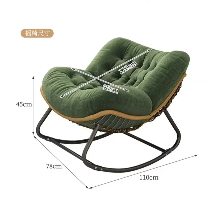 Hot Selling Recliner Chair Indoor & Outdoor Rocking Chair KD Structure Chair