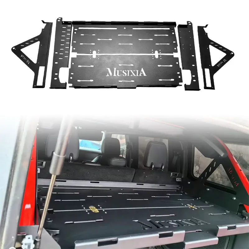 Aluminum Car Interior Foldable Shelf Storage Rack for Bronco 2021+