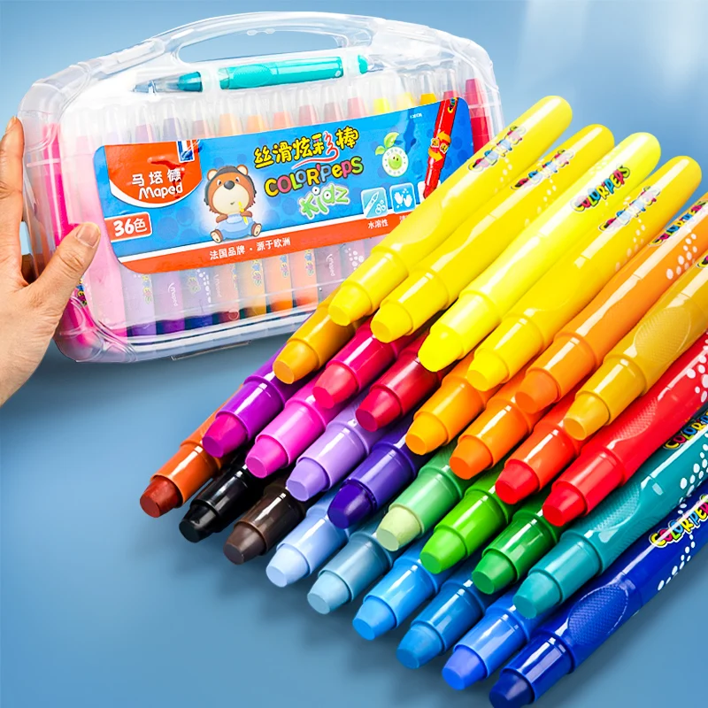 24 Colors Watercolor Paint Pens Set Portable Non-toxic Fire Paint Seal Mark Pen for Kid Draw Art Supplies