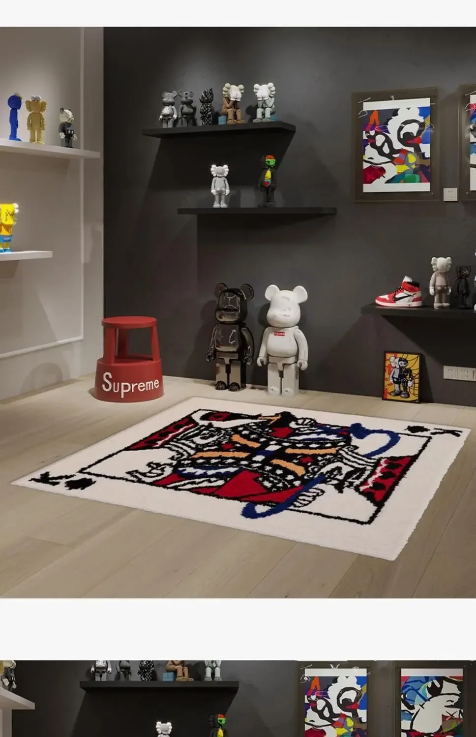 سجادة بطاقات اللعب الإبداعية م - مراجعة Zara Home Bathroom Rug وسعره