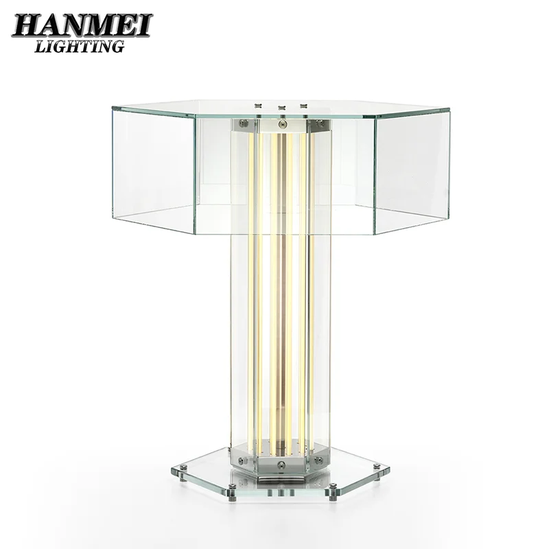 

Italian Modern Glass Dome E26 Electric LED Table Lamp with Simple Design for Living Room Bedroom Bedside Reading Lighting