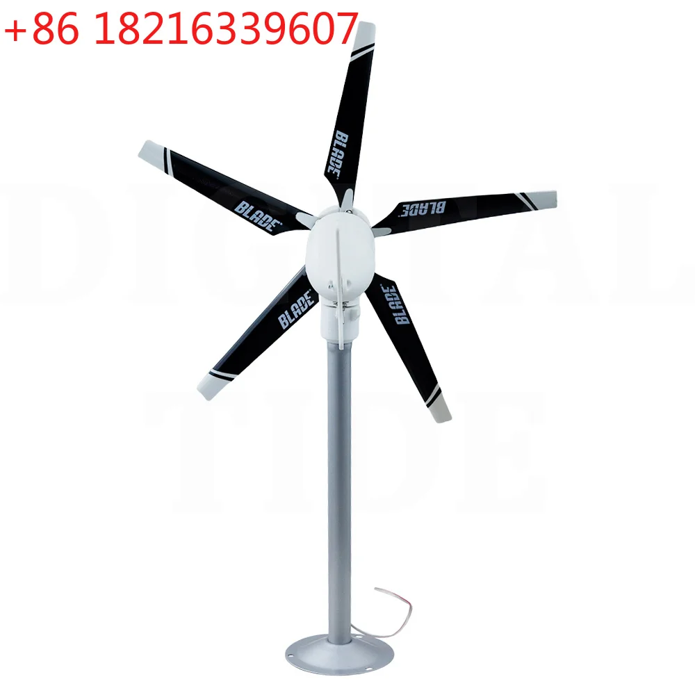 YAO 35W Vertical Axis Wind Turbine Model DIY 5 Blades Three Phase Permanent Magnet Brushless Generator Portable Low Speed Windmi
