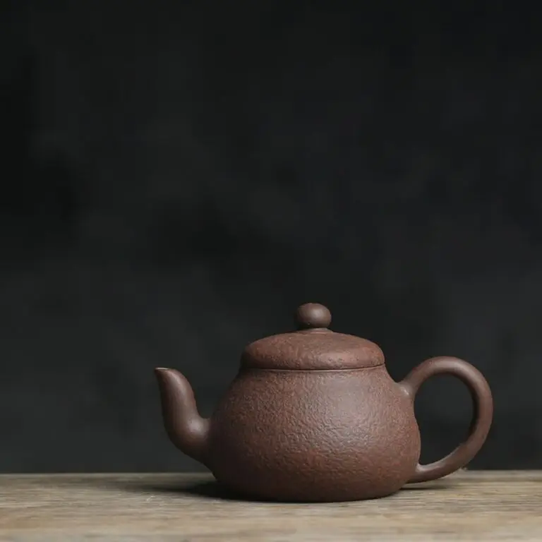 110ml Lin Nanyou Handmade Favorites Kettle Flat Teapot Health Pot For Tea Oolong Tea Ceremony Sets